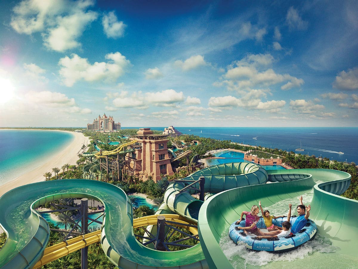 Middle East aquaventure and lost chambers in dubai