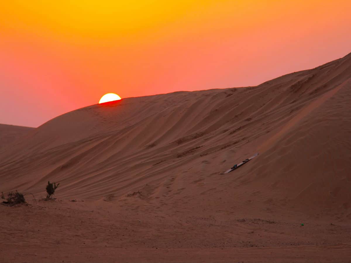 Middle East desert in dubai