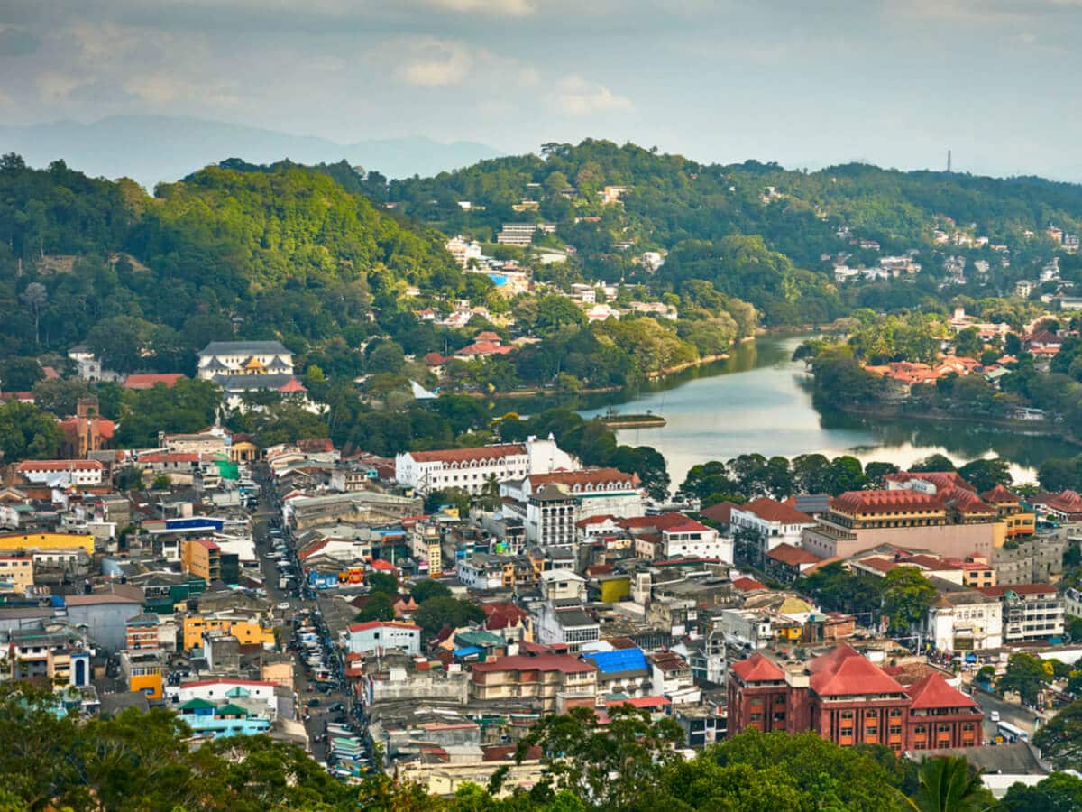 Island kandy city sri lanka