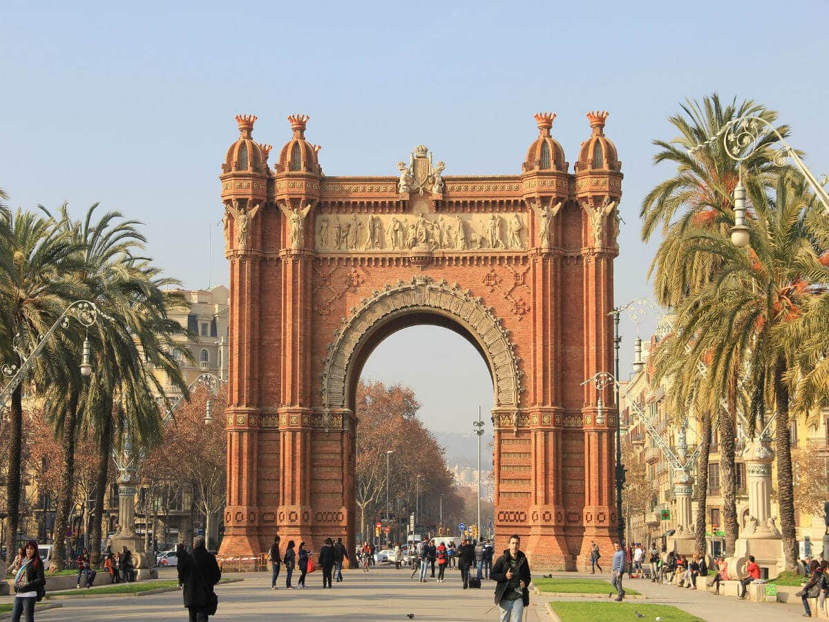 Europe spain barcelona triumphal arch