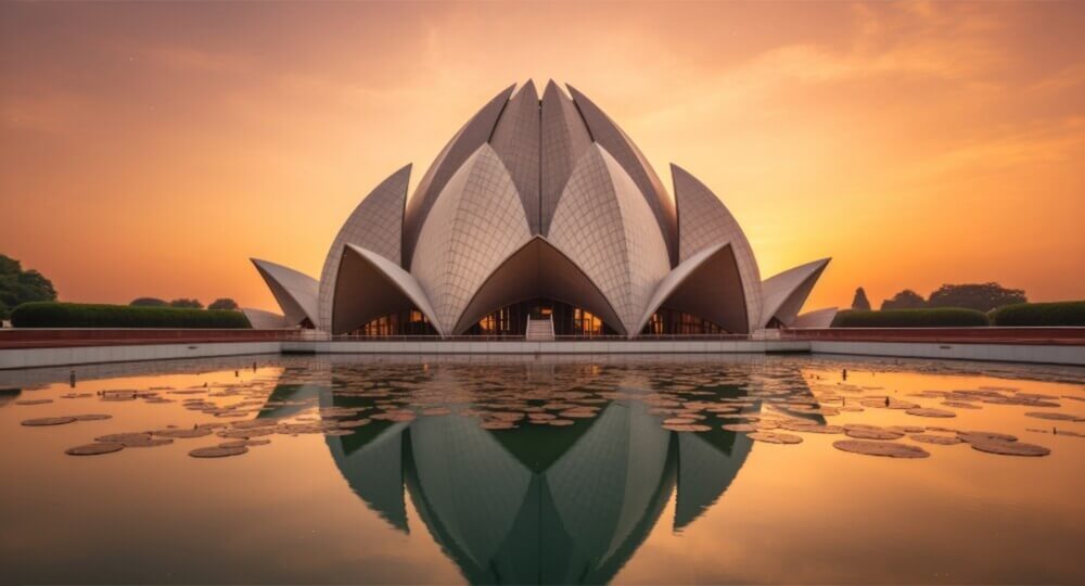 North India lotus temple in north india tour packages